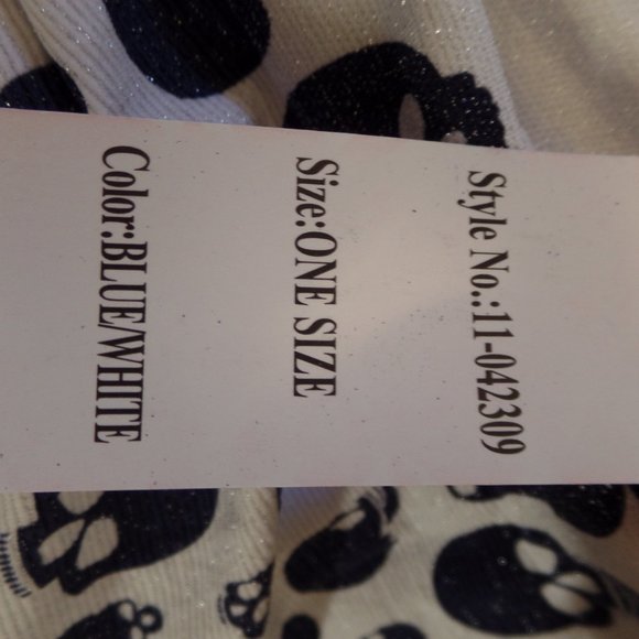 OCL International Skull Leggings OSFM Sparkles - Picture 4 of 5